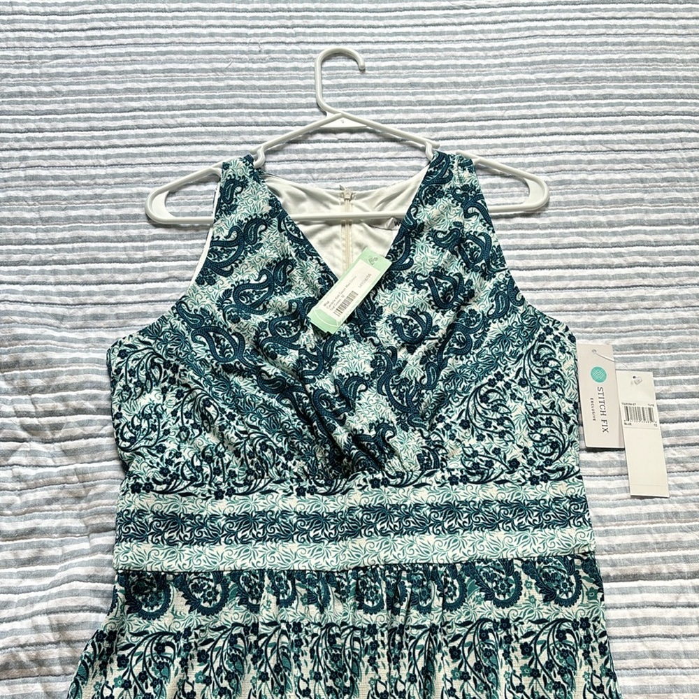 Wisp teal maxi dress